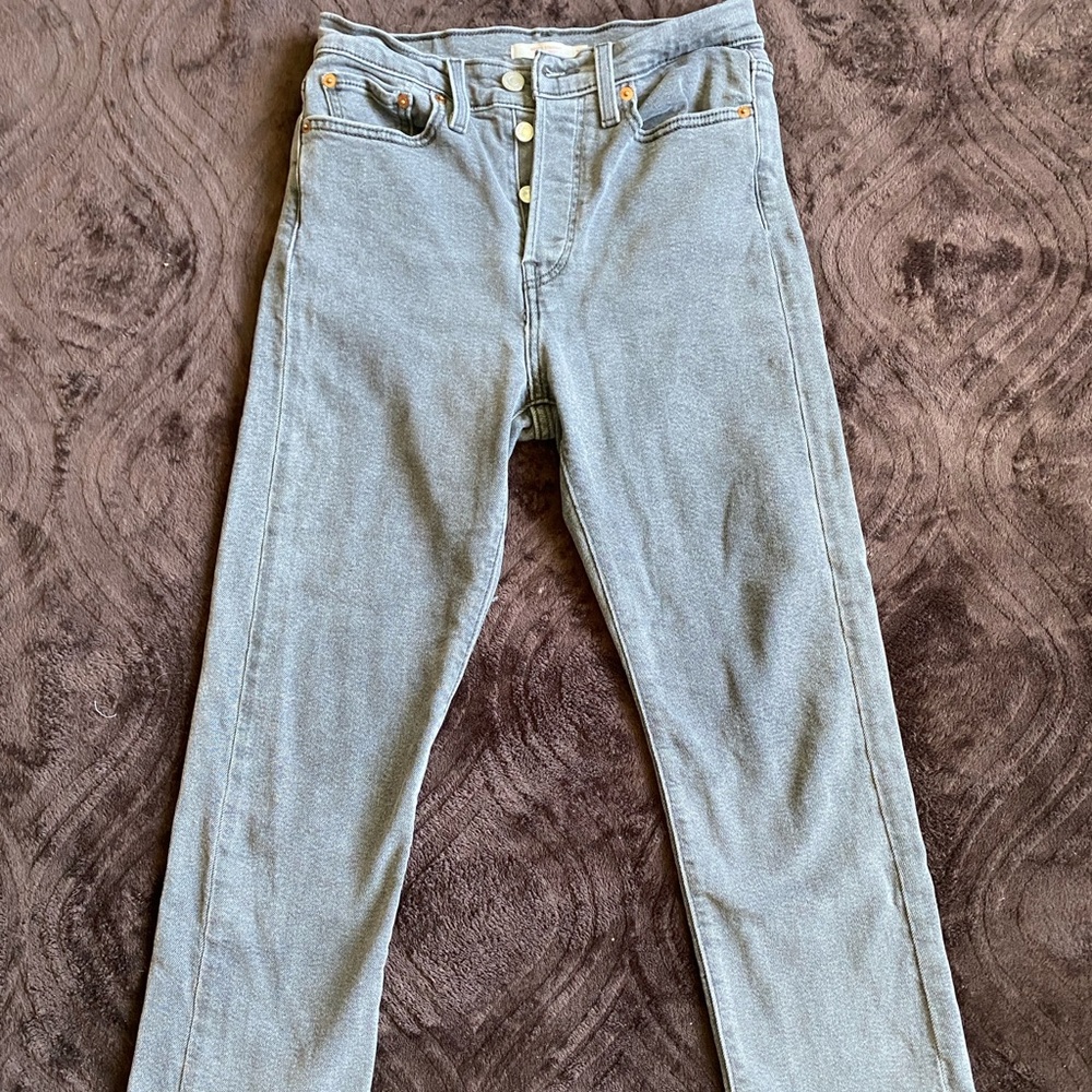 Levi's Faded Black Wash Denim